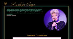 Desktop Screenshot of marilynmaye.com