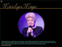 Tablet Screenshot of marilynmaye.com